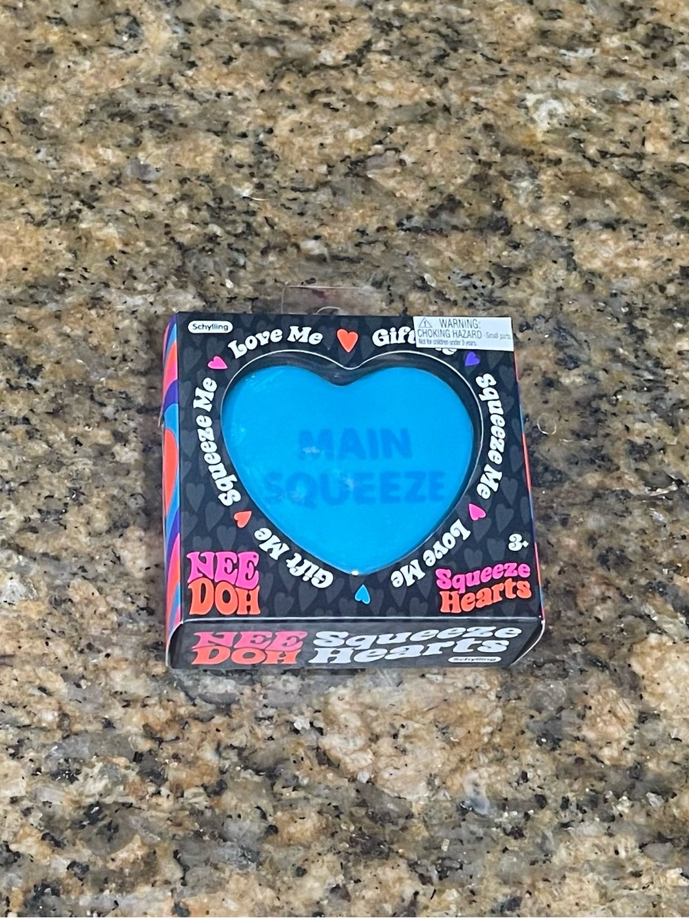 Nee Doh Squeeze Hearts Blue Main Squeeze Heart Needoh